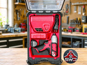 Insert Organizer Compatible with Milwaukee Packout 8435 for M12 Impact Driver, Charger, Batteries and Hex Bit Case