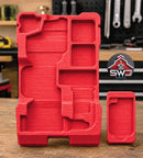 Insert Organizer Compatible with Milwaukee Packout 8435 for M12 Rivet Tool 2550-20 and Accessories