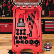 Insert Organizer Compatible with Milwaukee Packout 8435 for M12 Stubby 1/2 Impact Wrench and 14PC 1/2 Socket Set