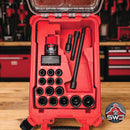 Insert Organizer Compatible with Milwaukee Packout 8435 for M12 Stubby 1/2 Impact Wrench and 14PC 1/2 Socket Set