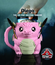 Diego the Dragon Ice Cream Pint Holder