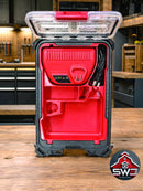 Insert Organizer Compatible with Milwaukee Packout 8435 for M12 Impact Driver, Charger, Batteries and Hex Bit Case