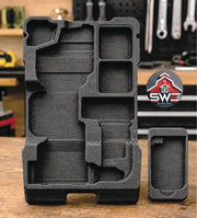 Insert Organizer Compatible with Milwaukee Packout 8435 for M12 Rivet Tool 2550-20 and Accessories