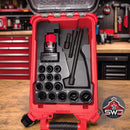 Insert Organizer Compatible with Milwaukee Packout 8435 for M12 Stubby 1/2 Impact Wrench and 14PC 1/2 Socket Set