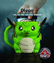 Diego the Dragon Ice Cream Pint Holder