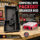 Insert M12 FUEL Jigsaw 2545-20 Organizer Compatible with Milwaukee Packout 8435 and Accessories