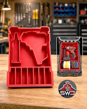 M12 Polisher Sander 2438-20 & Polishing Pad Insert Organizer for Milwaukee Packout 48-22-8435