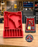 M12 Polisher Sander 2438-20 & Polishing Pad Insert Organizer for Milwaukee Packout 48-22-8435