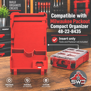 SWD insert for Milwaukee M12 Crown Stapler 2447-20 in Packout 48-22-8435