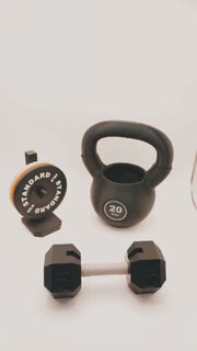 Gym Desk Organizer | Dumbbell Card Barbell Coaster Pen Holder