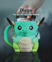 Diego the Dragon Ice Cream Pint Holder