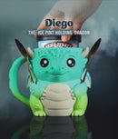 Diego the Dragon Ice Cream Pint Holder