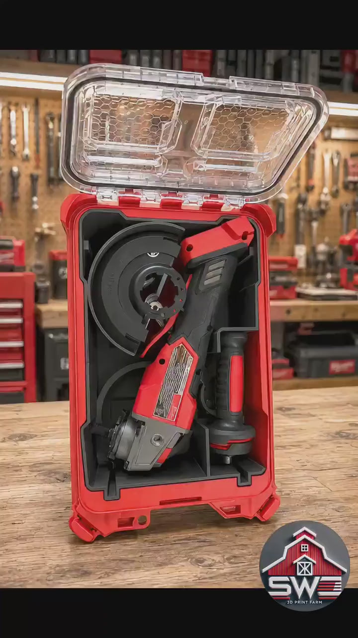 Insert Organizer Compatible with Milwaukee Packout 48-22-8435 for M18 Grinder 2880