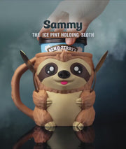 Sammy the Sloth - Ice Cream Pint Holder with Secret Snack Drawer