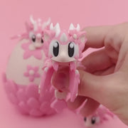 Cherry Blossom Baby Dragon with Egg | Articulated Fantasy Fidget