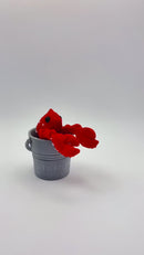 Articulated Mini Lobster + Bucket – Ocean Animal Fidget Toy for Collectors & Sea Lovers